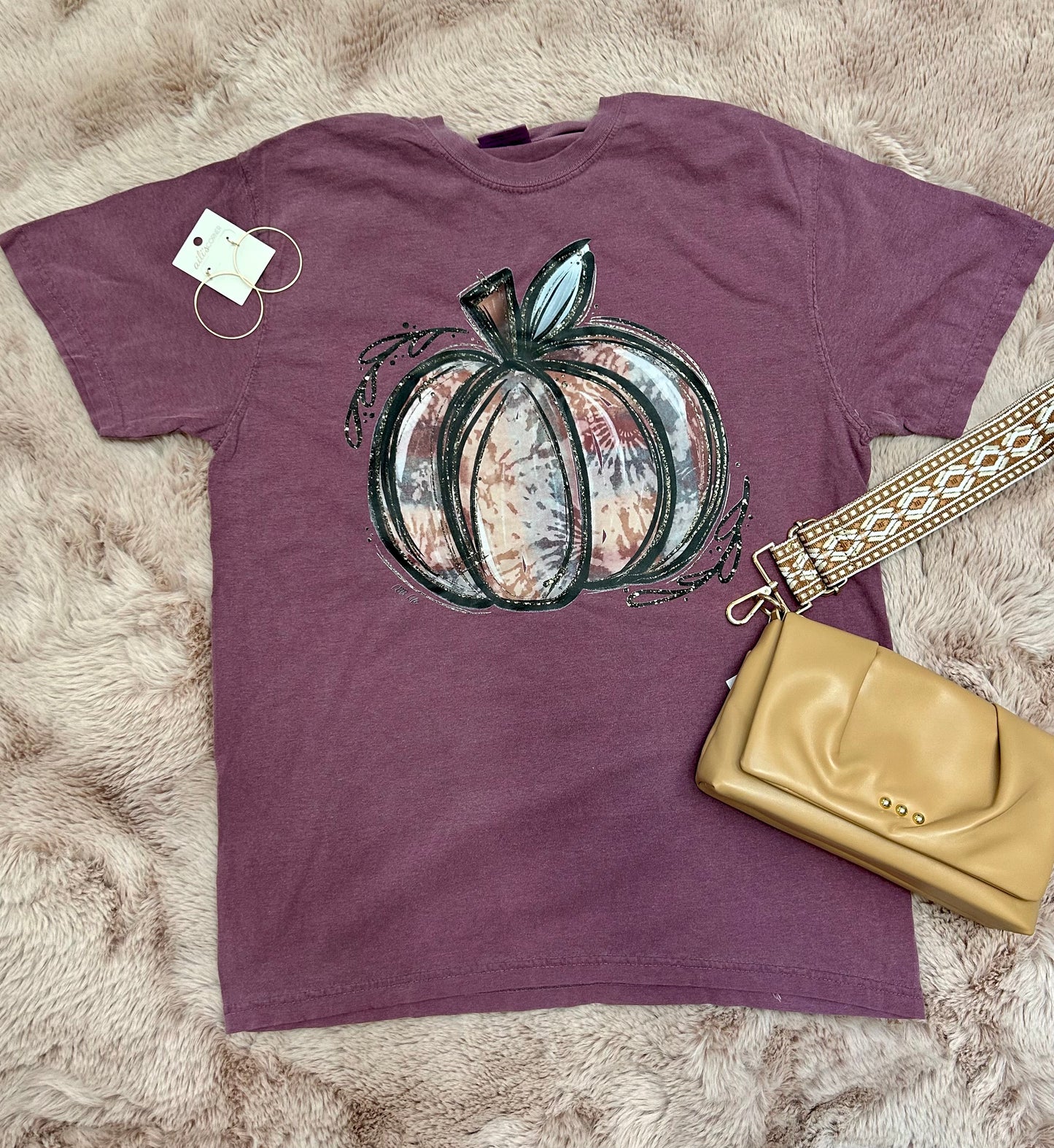 Tie Dye Pumpkin TShirt
