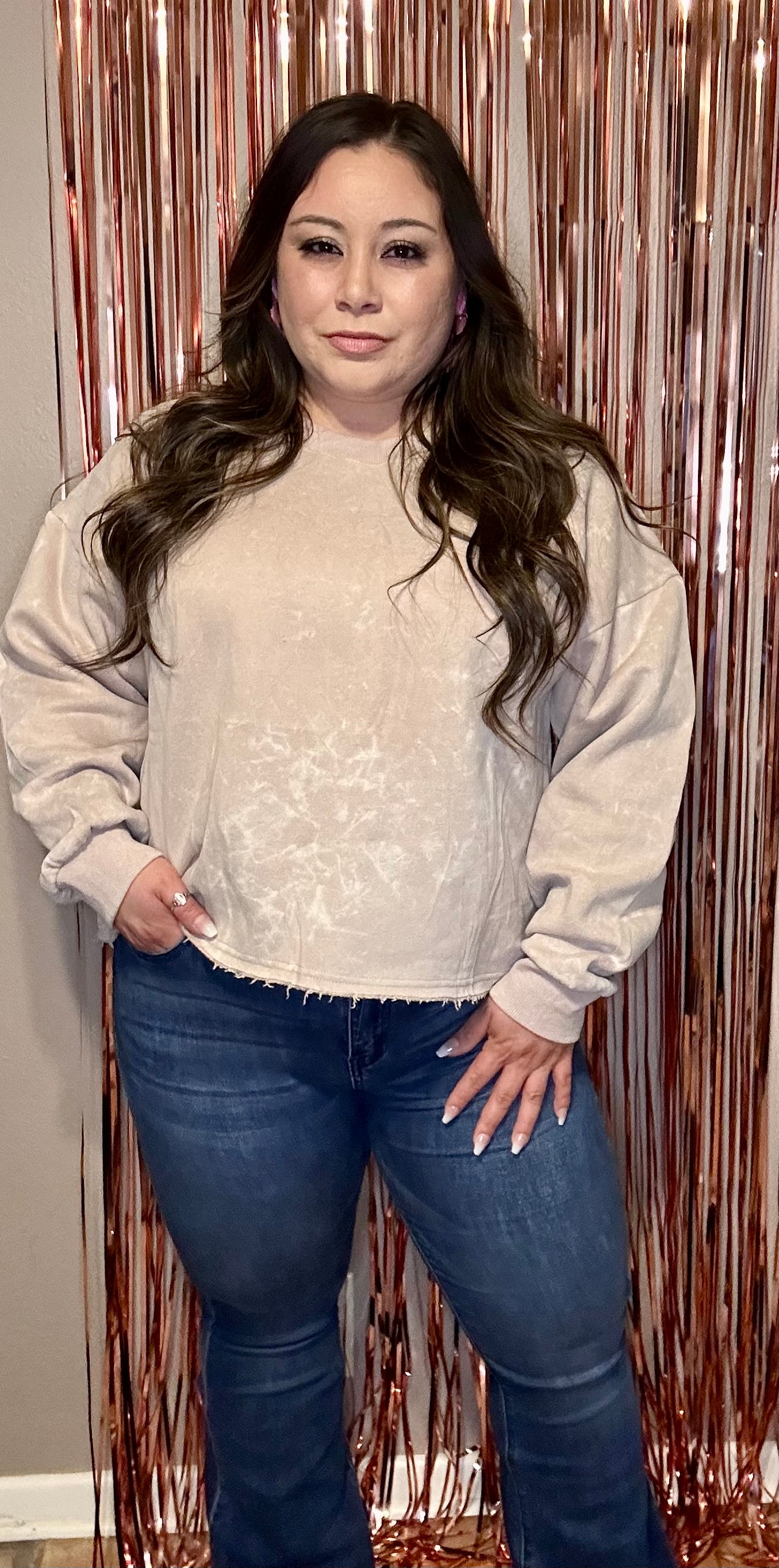 Sasha Mineral Wash Sweatshirt