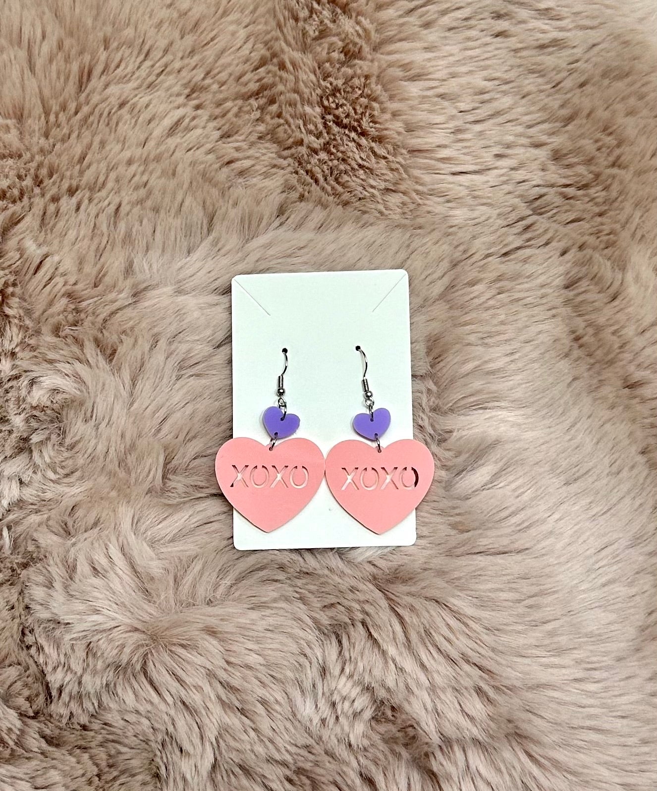 XOXO Heart Earrings