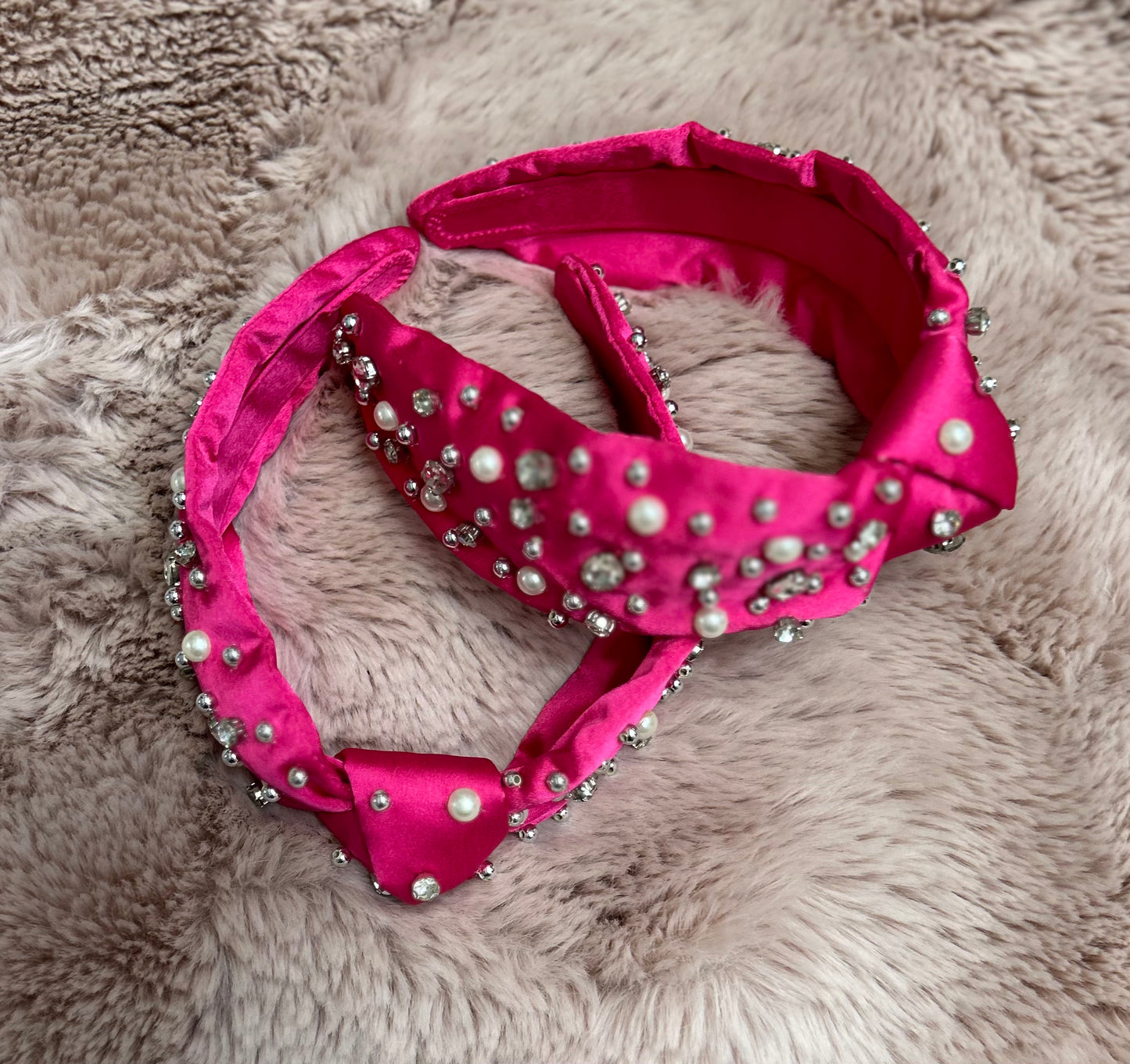 Hot Pink Sparkle Headband