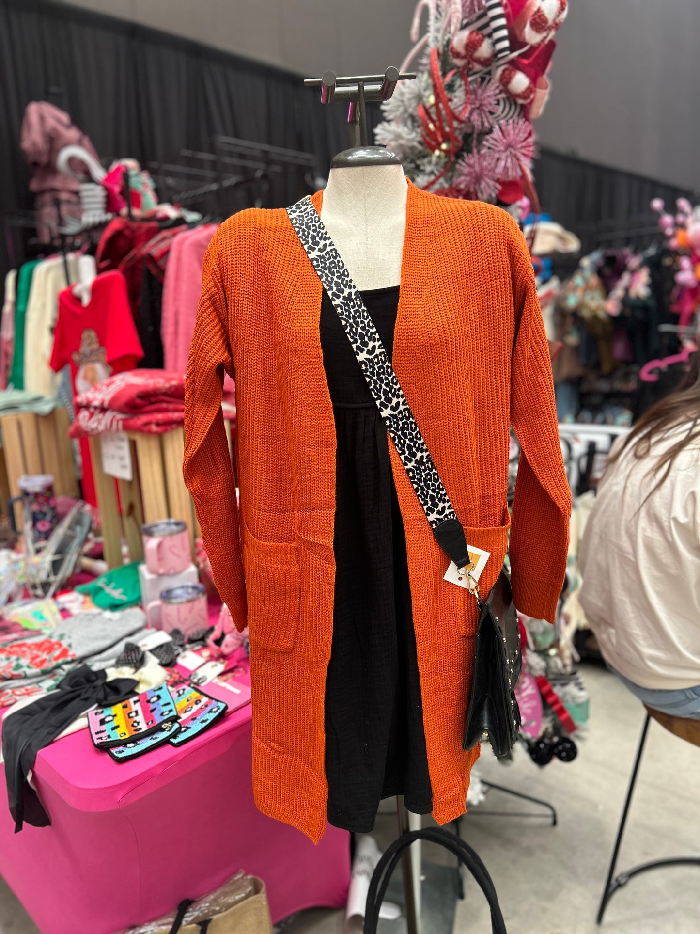 Pumpkin Spice Knit Cardigan