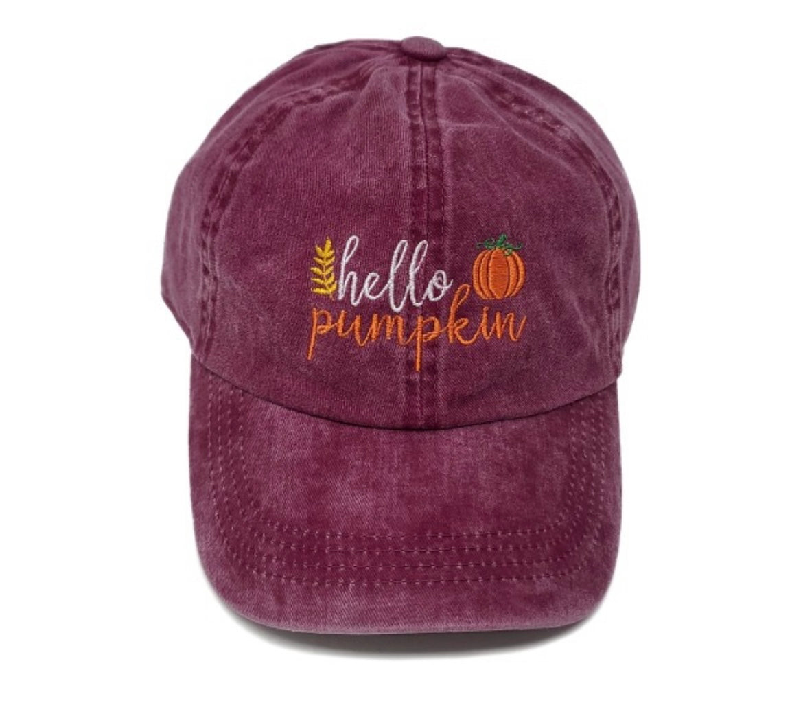 Hello Pumpkin Hat